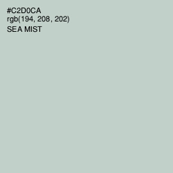 #C2D0CA - Sea Mist Color Image